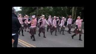 Pipe Band Marchpast, Dunoon. 2013 Cowal Games. Highland Gathering.