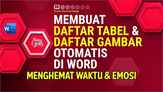 Membuat Daftar tabel dan daftar gambar Otomatis: Menghemat Waktu dan Emosi