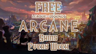 4 Free Arcane Skins + Free Twitch Drop Arcane Capsule Opening