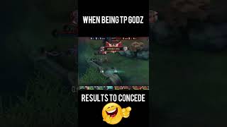 When Being TP godz results to concede 🤣