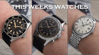 This Weeks Watches - 1940s Angelus, Omega Cosmic, Seiko SPB147J1, Hamilton 6BB & More! [Episode 51]