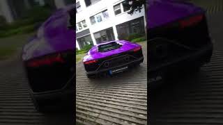 Purple Lamborghini Aventador Ultimae