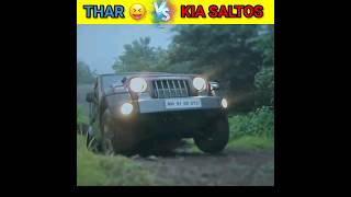 Mahindra Thar 😝 Vs Kia Saltos / Tug of war / @ArunPanwarx  #arunpanwar #shorts