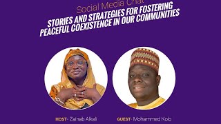 Stories and Strategies for Fostering Peaceful Coexistence in Our Communities |  Mohammed Kolo