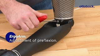 ErgoArm - Adjustment of preflexion | Ottobock Professionals