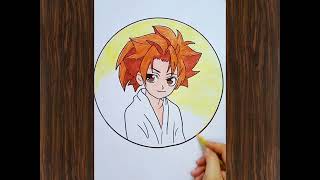 رسم تيتسو من انمي صانع السلام 🎨 تعلم رسم الأنمي easy drawing