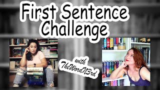 First Sentence Challenge feat  Margaret