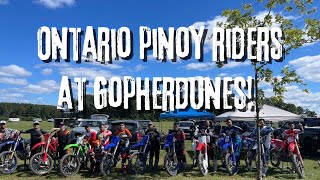 Ontario Pinoy Riders | Meet and Greet at the dunes #mackycaballero #motovlog #2024 #dirtbike