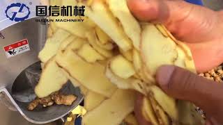 Turmeric ginger cutting/slicing machine