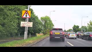 Driving on M4 Motorway 🛣  Sunday Evening