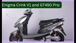 Enigma Crink V1 and GT450 Pro Electric Scooter || Price || Specs|| Auto EV World