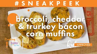 Broccoli, Cheddar and Turkey Bacon Corn Muffins | Chef Anthony Bonett | Sneak Peek