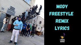 Mody - Freestyle Remix LYRICS