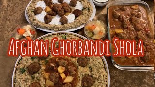 How to make Afghan Ghorbandi Shola!