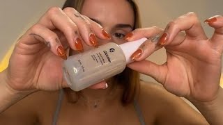 ASMR sleepy skincare ✨ (layered sounds & personal attention)