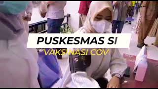 PUSKESMAS SIAP VAKSINASI  COVID BERSAMA DANDIM 0817, KAPOLRES GRESIK, NAKES & MILENIAL #GRESIK