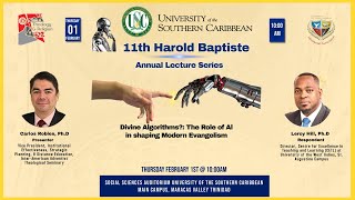 11th Annual Harold Baptiste Lectureship | The Role Of Evangelism | 1 February, 2024