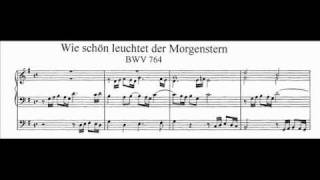 J.S. Bach - BWV 764 - Wie schön leuchtet der Morgenstern (fragment)