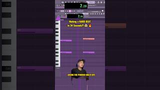He Made An Insane Beat In 34 Seconds?!🤯  #flstudiobeats #flstudio #musicproduction