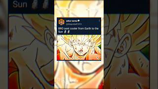 Earth to the sun 🗿🗿 #dbs #dbz #goku #anime #dragonballz #otaku #fyp #trending