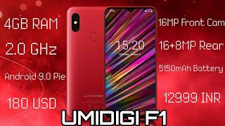 UMIDIGI F1 4GB Ram with 5150 mAh Power -best phone in 2019