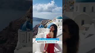 Santorini Greece Travel| Full Video on YouTube Channel Mumbaikar in Germany| #shorts #europetravel