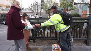 Surprising The Homeless with MAGIC! (Try Not To Cry)