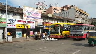 V Kaveri Travels Volvo Starz bus  mass entry