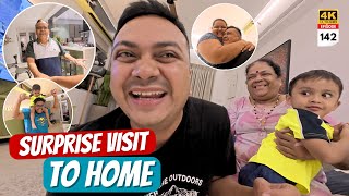 EP 142 A Surprise visit to Home, വീട്ടുകാരെ ഞെട്ടിച്ച Surprise‌ Vist‌ | Air Astana vs Air India ✈️i