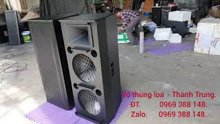 Đẹp chấm hết hoàn thiện vỏ thùng loa full đôi bass 40