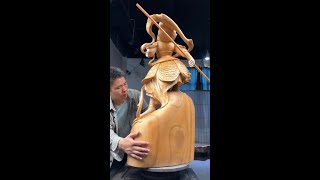 It took five years to learn the craft, and this technology is a few points# handmade #woodcarving #