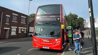 Ride on First Leicester ADL Enviro 400 33693 (SN12 AGX) Route 14A