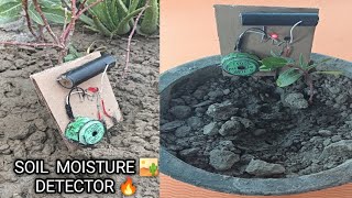 How To Make Soil Moisture Sensor At Home // Agriculture Project