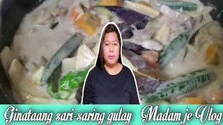 #sari-saring gulay#madamjevlog  ginataang Sari-saring gulay