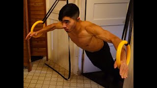 Pushing Based Ring Workout! (Pushups, Support, Dips, Flies, Tricep Extensions All On Rings!)