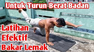 Gerakan Efektif Untuk Bakar Lemak! Part 2 Fat Burning Exercise at home