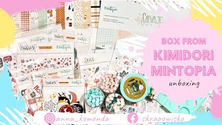 Kimidori and Mintopia collections and products - unboxing