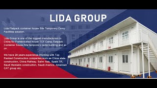 Our container house is at the installation site --Lida Group