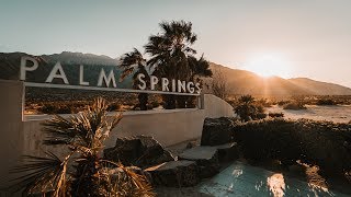 Perfect GOLDEN HOUR – Driving from San Diego to PALM SPRINGS