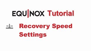 Minelab Equinox Recovery Speed Settings Tutorial