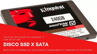 Instalando o Windows 10 Em Um Disco SSD