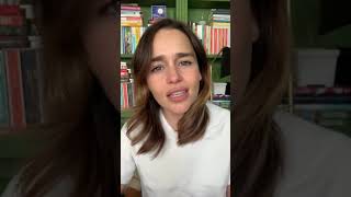 Emilia Clarke in Instagram live