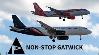 10+ Landings in 5 Minutes | London Gatwick | Plane Spotting