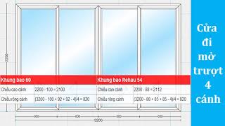 CÔNG THỨC TÍNH SẢN XUẤT CỬA NHỰA LÕI THÉP UPVC WINDOW