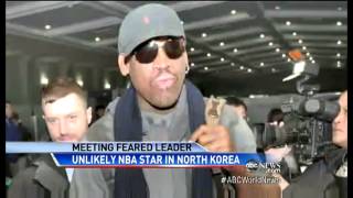 Dennis Rodman Meets North Korea's Kim Jung Un