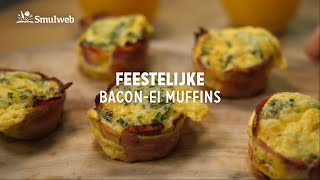 Bacon-ei muffins