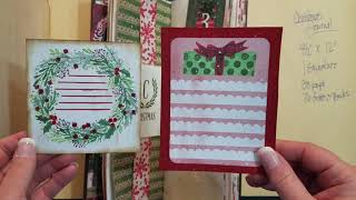 Christmas junk journal flip through