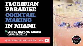 "CANOE CLUB" Bartending Video at CASA FLORIDA in Miami