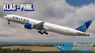 Vegas to Hawaii Full Flight - PMDG 777 (Microsoft Flight Simulator 2020)