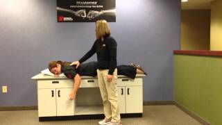 Greensboro Orthopaedics: Prone Shoulder Row with Michele Erickson, PT, DPT, MS, OCS